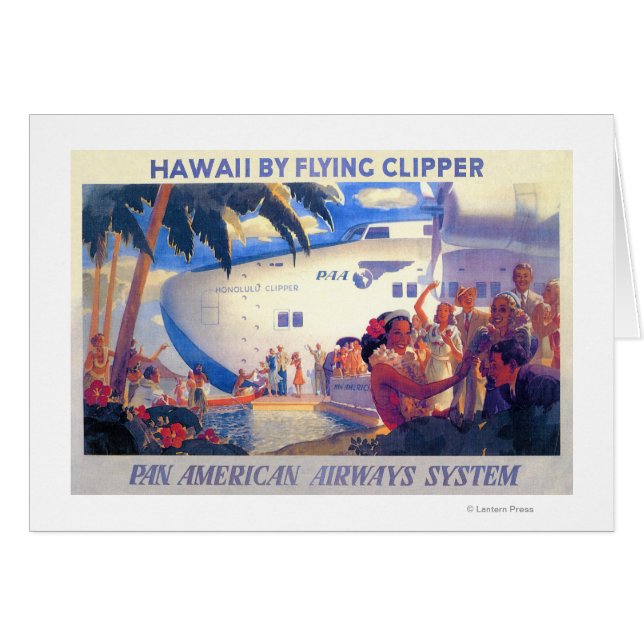  pan-Amerikaanse reisposter - Hawaii (Voorkant Horizontaal)