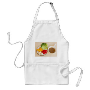 pan bagna cauda op schort
