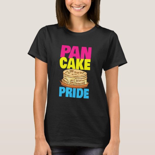 Pan Cake Pride Panseksueel T-shirt (Voorkant)