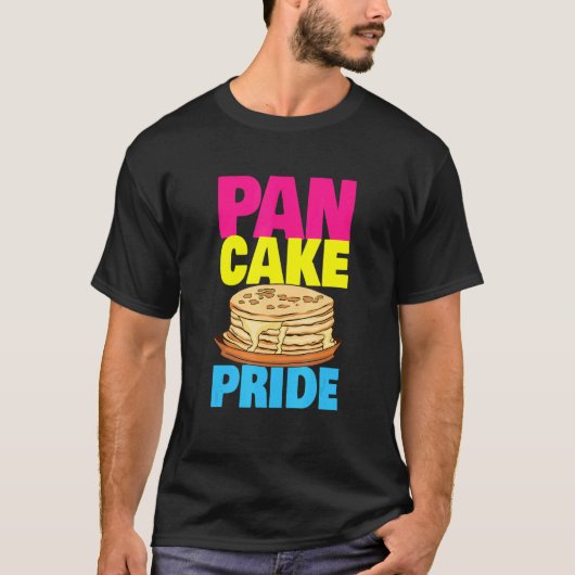 Pan Cake Pride Pansexual T-shirt (Voorkant)