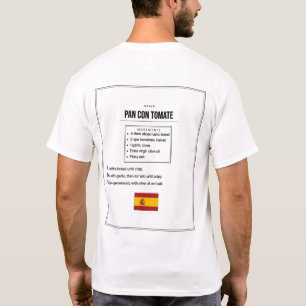 Pan con Tomate Recept T-shirt   Spaanse Tomatenbro