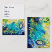 PAN- EN DEER-, wit parelpapier Visitekaartje (Voorkant / Achterkant)