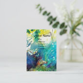 PAN- EN DEER-, wit parelpapier Visitekaartje (Staand voorkant)