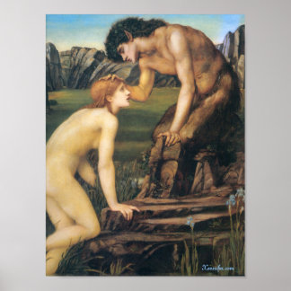 Pan- en Psyche-Poster Poster