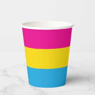 Pan Flag Papieren Bekers