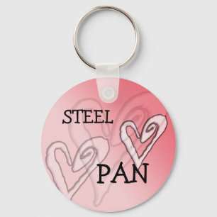 Pan Heart-hoofdketen Sleutelhanger