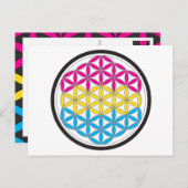 pan heilige geometrie briefkaart (Voorkant / Achterkant)