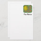 Pan Notes Briefpapier (Voorkant / Achterkant)