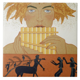 Pan Piper, afbeelding van 'Les Mythes' door Paul Tegeltje