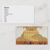 Pan Piper, afbeelding van 'Les Mythes' door Paul Visitekaartje (Voorkant / Achterkant)