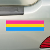 Pan Pride Bumpersticker (Op auto)