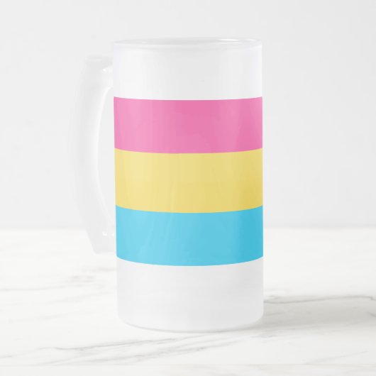 Pan Pride Frosted Mok (Voorkant links)