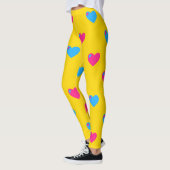 Pan Pride Grote Hart Leggings (Links)