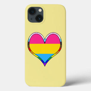 Pan Pride Heart Hoesje-Mate iPhone Case