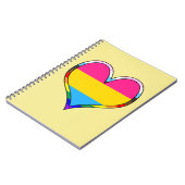 Pan Pride Heart Notitieboek (Linkerzijde)