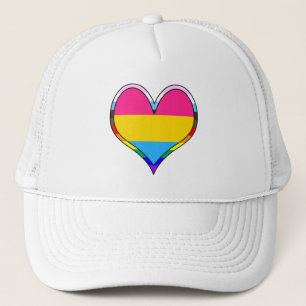 Pan Pride Heart Trucker Hat Pet