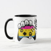 Pan Pride Level Up Tiger Paw Controller Mug 2026 (Gauche)