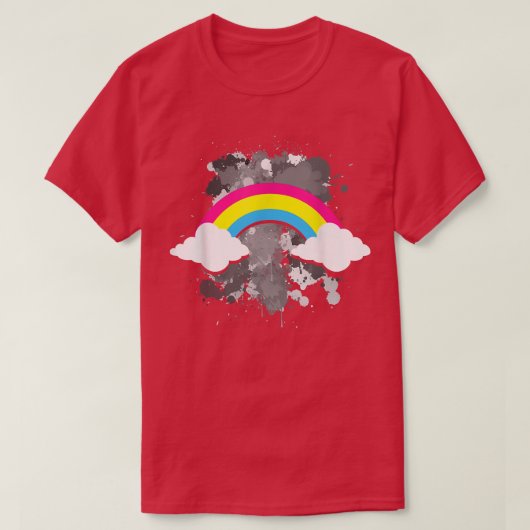 Pan Pride Rainbow Equality Queer Pride Month LGBT T-shirt (Design voorkant)
