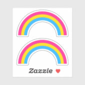 Pan Pride Rainbow Sticker (Vel)