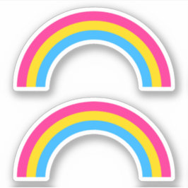 Pan Pride Rainbow Sticker