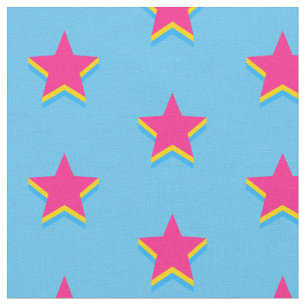 Pan pride stars stof