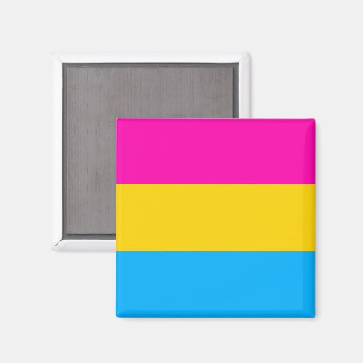 Pan pride vlag magneet (Voorkant / Achterkant)