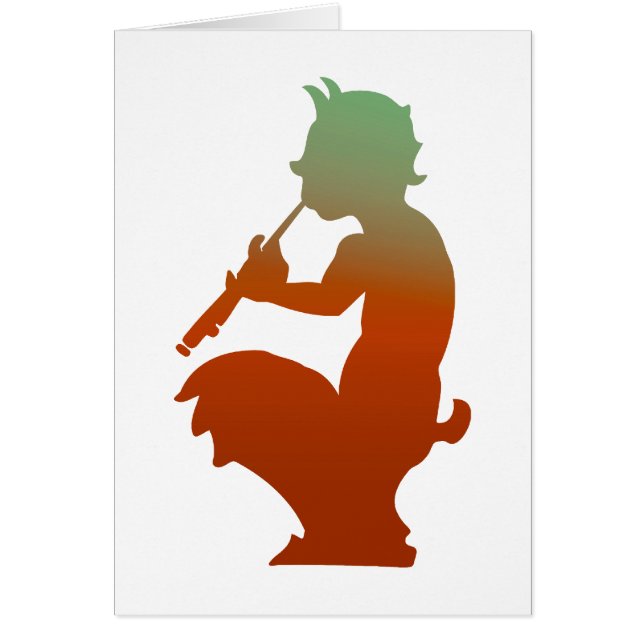 Pan Satyr Flöte flute (Voorkant)