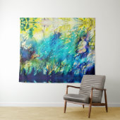 PAN SPEELT VLOOT EN DEER IN GROENE WOODLAND WANDKLEED (In Situ (horizontaal))