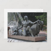 Pan-standbeeld in Hyde Park-ansichtkaart Briefkaart (Voorkant / Achterkant)