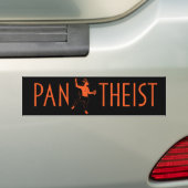 Pan Theist Bumpersticker (Op auto)