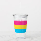 Pan Vibe Acryl Tumbler Drinkbeker (Voorkant)