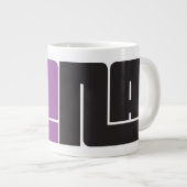 Pana Zwart en Paarse Extra Grote Beker (Voorkant rechts)