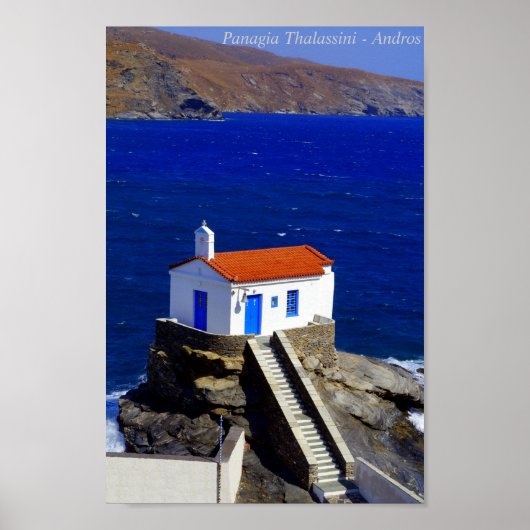 Panagia Thalassini - Andros Poster (Voorkant)