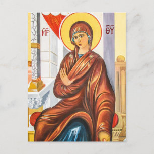 Panagia Theotokos Orthodox Christelijk Icoon Briefkaart