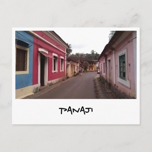 Panaji, Goa (India) Briefkaart (Voorkant)