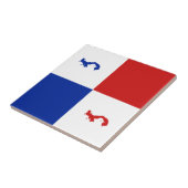 Panama Banner Ceramic Tile Tegeltje (Zijkant)