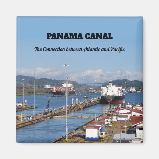 Panama Canal (aanpasbaar) Magneet (Voorkant)