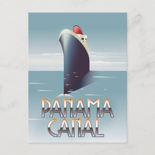 Panama Canal Briefkaart (Voorkant)