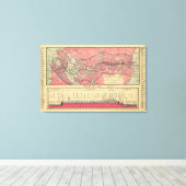 Panama Canal Canvas Afdruk (Insitu (Houten vloer))