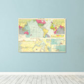 Panama Canal Canvas Afdruk (Insitu (Houten vloer))