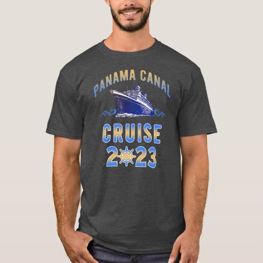 Panama Canal Cruise 2023, Midden-Amerika T-shirt (Voorkant)