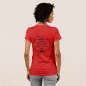Panama Canal First Time Back Black T-shirt (Achterkant volledig)