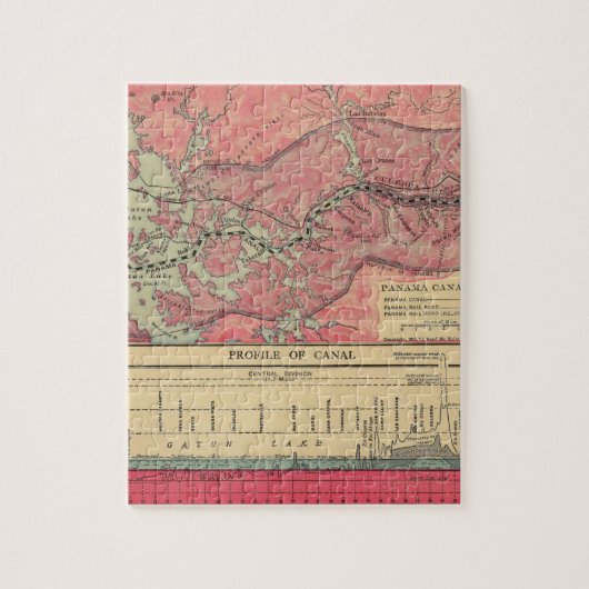 Panama Canal Legpuzzel (Verticaal)