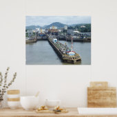 Panama Canal Lock Poster (Keuken)