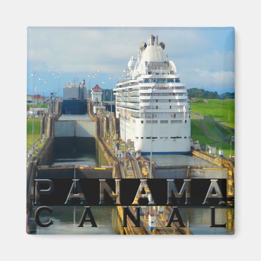 Panama Canal Magneet (Voorkant)