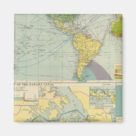 Panama Canal Magneet (Voorkant)