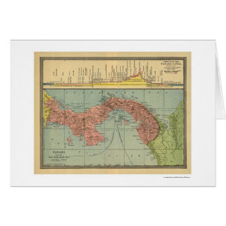 Panama Canal Map - 1904