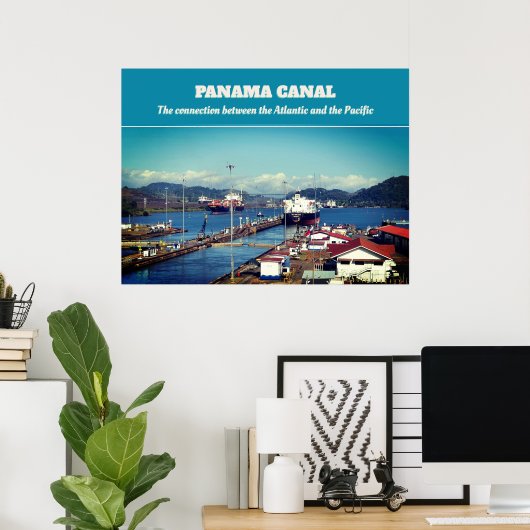 Panama Canal Poster (Thuiskantoor)