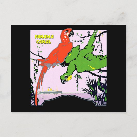  Panama Canal Travel Briefkaart (Voorkant)