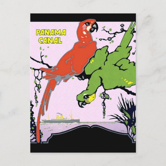  Panama Canal Travel Briefkaart (Voorkant)